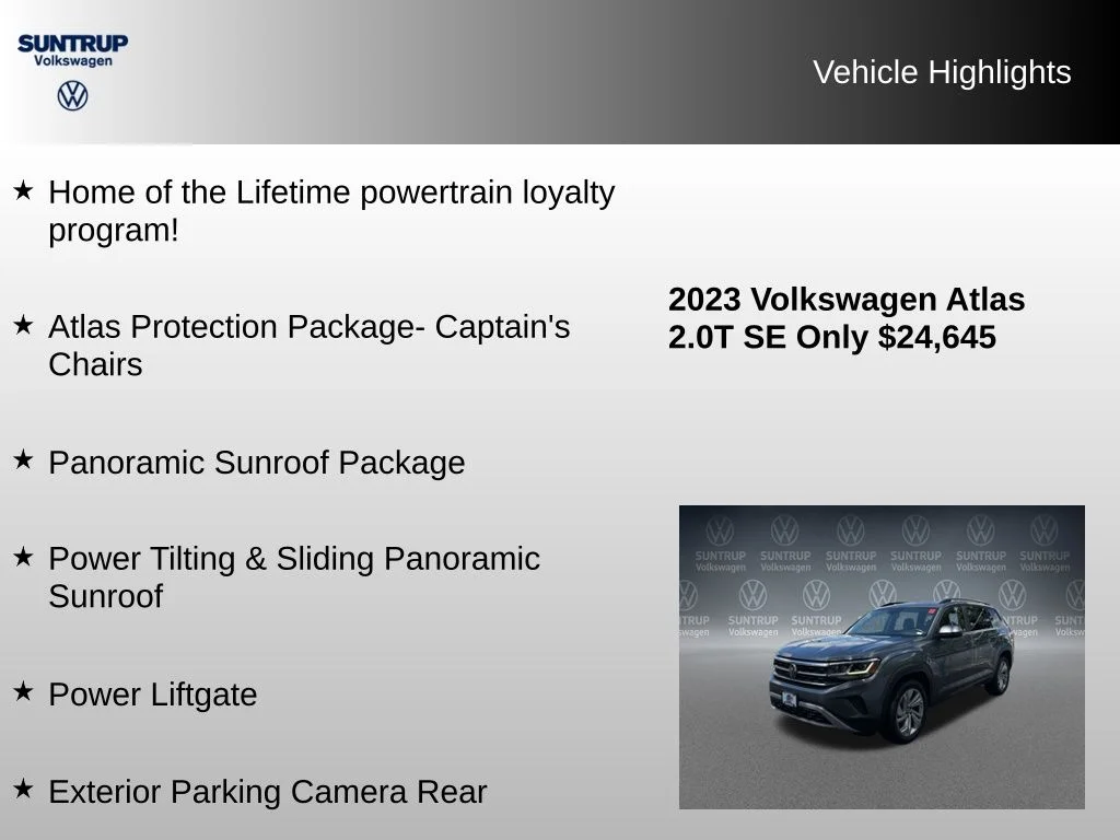 Used 2023 Gray Volkswagen 2.0T SE w/Technology image 8