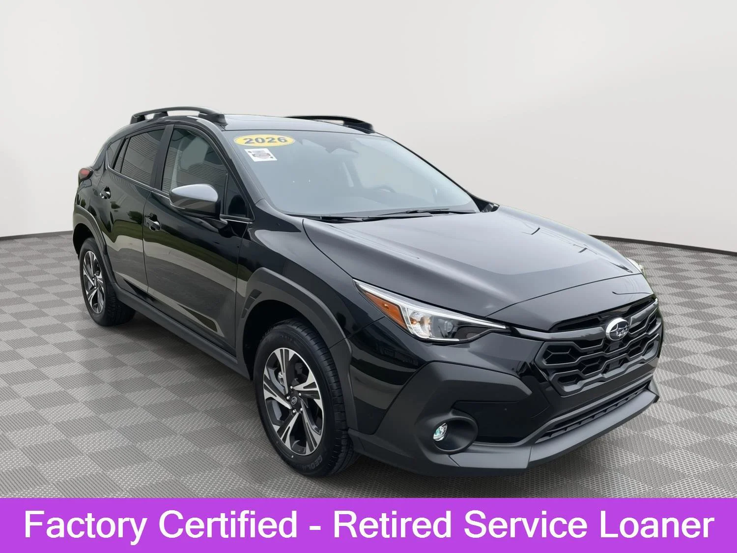 Certified Used 2026 Crystal Black Silica Subaru Premium image 1
