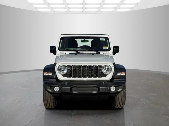 New 2026 Bright White Clear-Coat Exterior Paint Jeep Sport image 2
