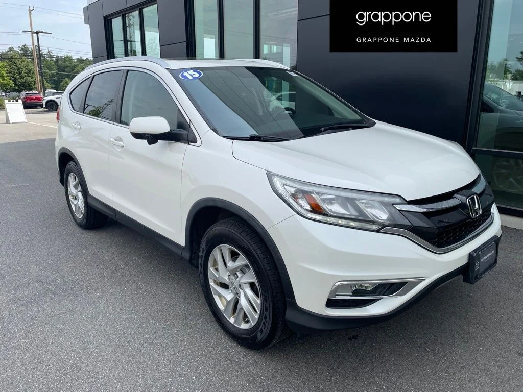 Used 2015 White Diamond Pearl Honda EX-L image 1