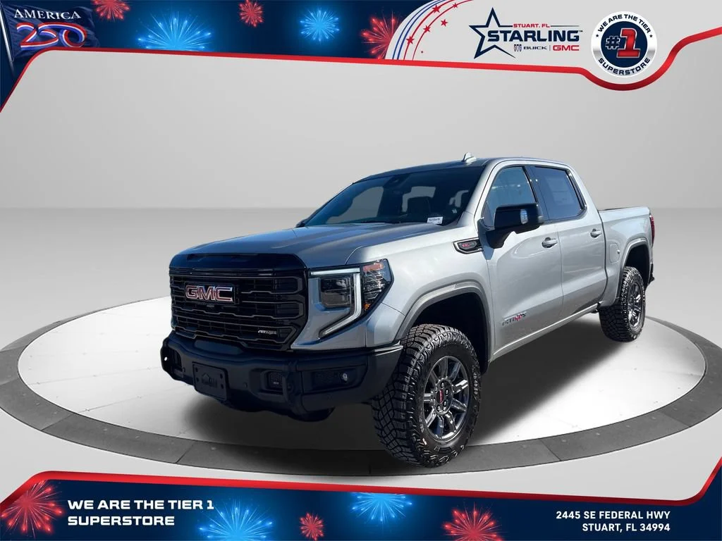 New 2026 Sterling Metallic GMC AT4X image 1