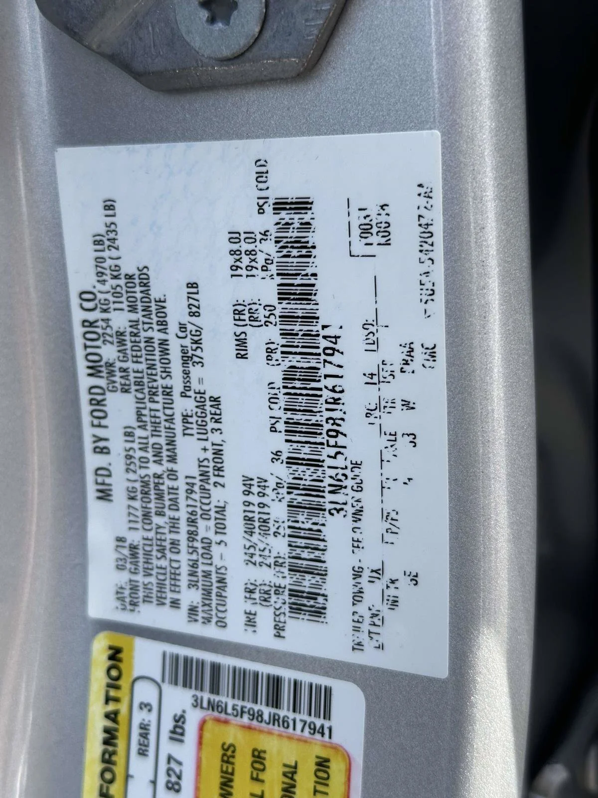 Used 2018 INGOT SILVER META Lincoln Reserve image 17