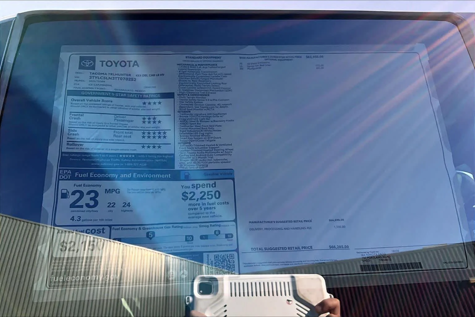 New 2026 Ice Cap Toyota Tacoma Trailhunter image 18