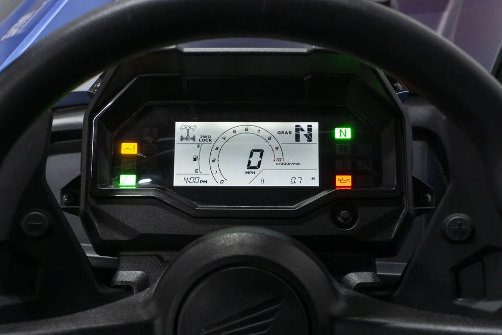 New 2025 MATTE NAVY BLUE Honda Powersports 4 FOX Live Valve image 9