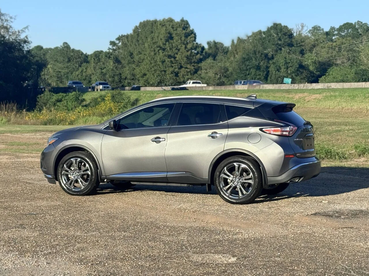 Used 2017 Gray Nissan Platinum 4dr SUV image 3
