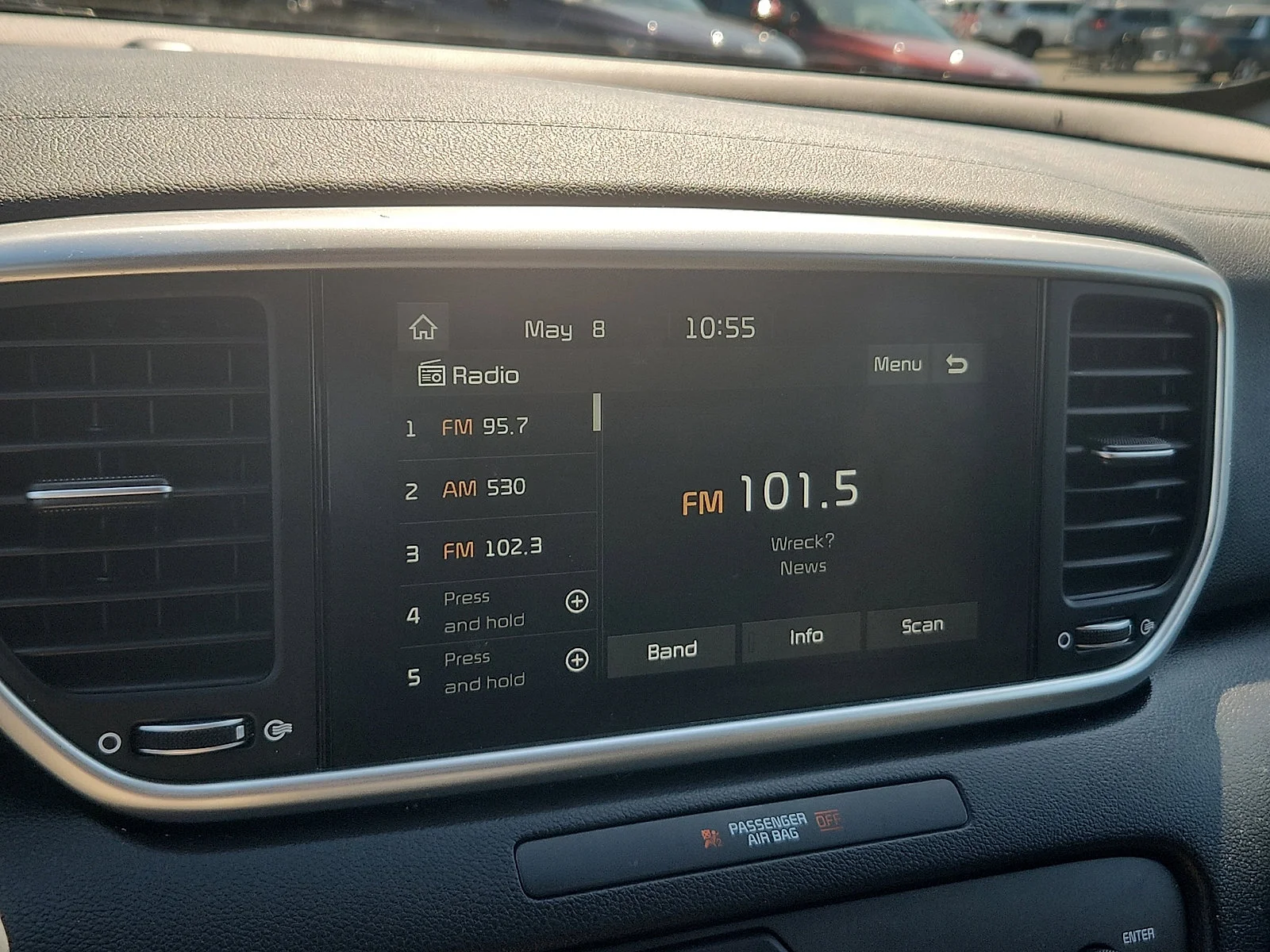 Used 2022 Pacific Blue Kia LX image 16