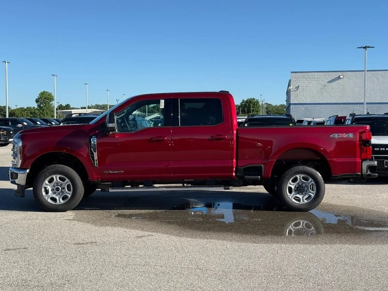 New 2026 Ruby Red Metallic Tinted Clearcoat Ford XLT 4WD Crew Cab 6.75