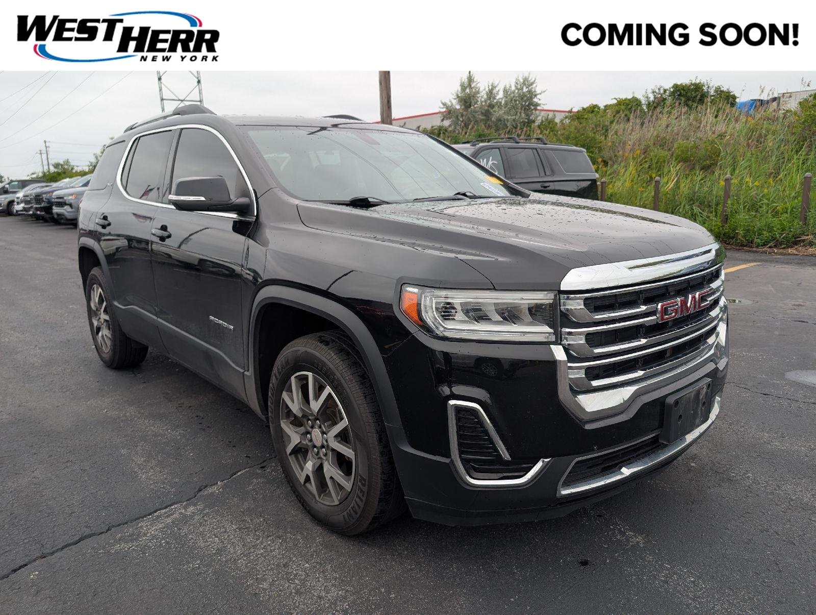 Used 2020 Ebony Twilight Metallic GMC SLE image 1