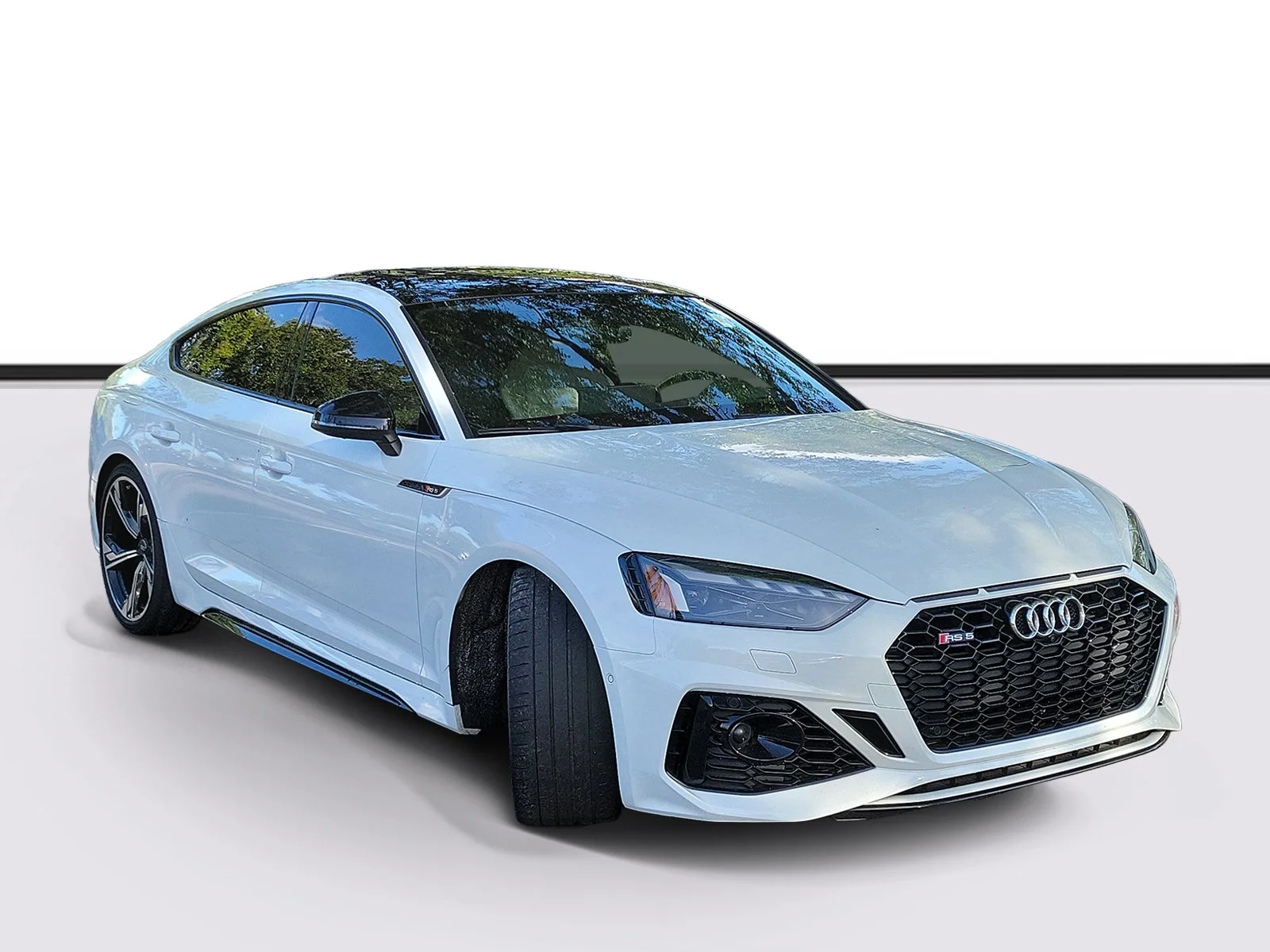 Used 2021 Glacier White Audi 2.9T image 1
