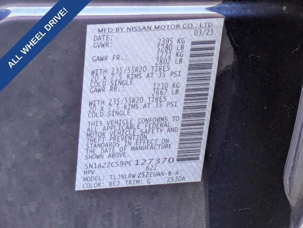 Used 2023 Blue Nissan SL image 33