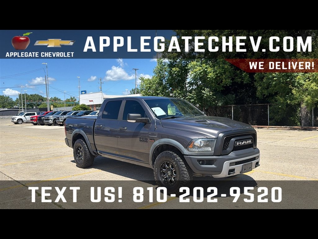  2015 RAM 1500 Rebel Crew Cab 4WD Pickup Truck Four-Wheel Drive 
