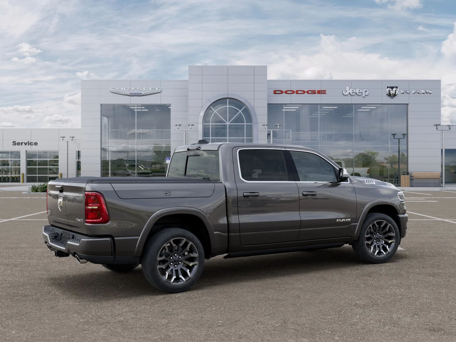 New 2026 Granite Crystal Metallic Clear-Coat Exterior Paint RAM Longhorn image 34