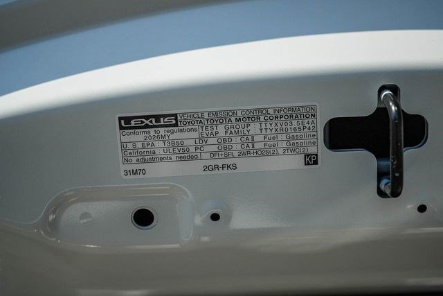 New 2026 Ultra White Lexus  350 F SPORT image 27