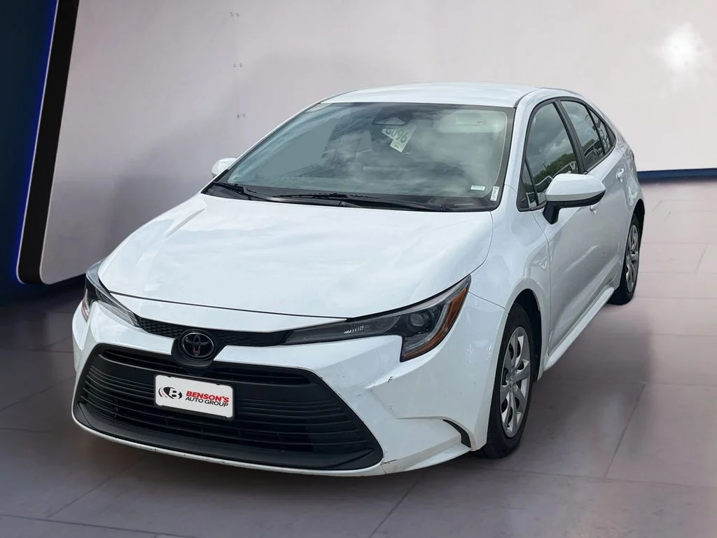 Used 2024 White Toyota LE image 1