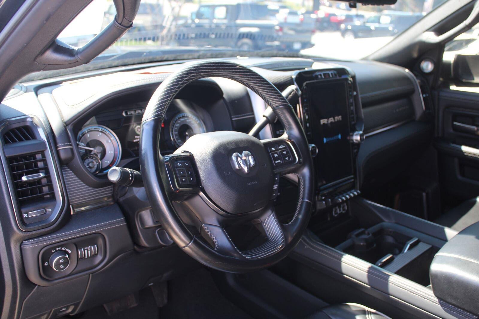 Used 2021 Diamond Black Crystal Pearlcoat Ram Limited image 9