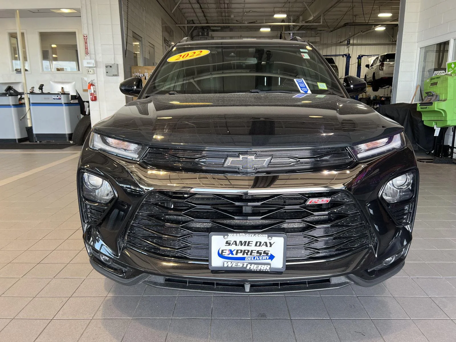 Used 2022 Mosaic Black Metallic Chevrolet RS image 2