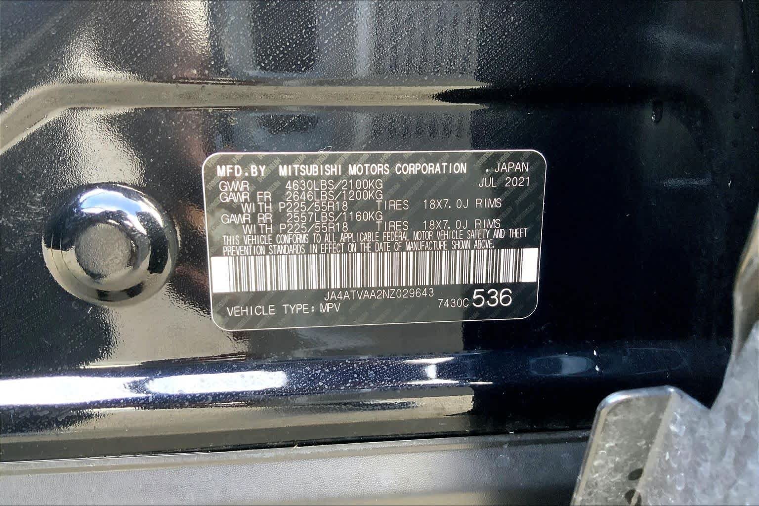 Used 2022 Labrador Black Pearl Mitsubishi LE image 36