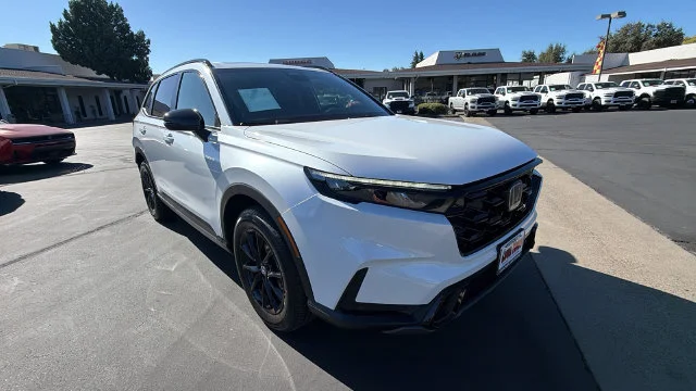 New 2027 Platinum White Pearl Honda Sport-L Hybrid AWD image 2