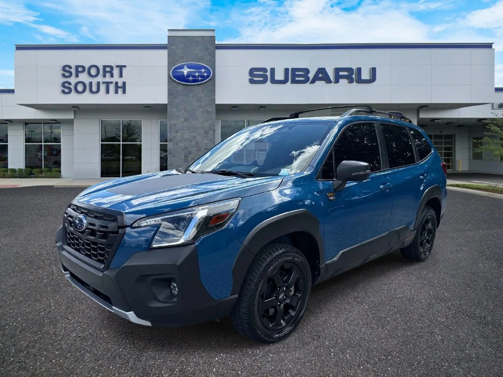 Used 2022 Blue Subaru Wilderness image 8