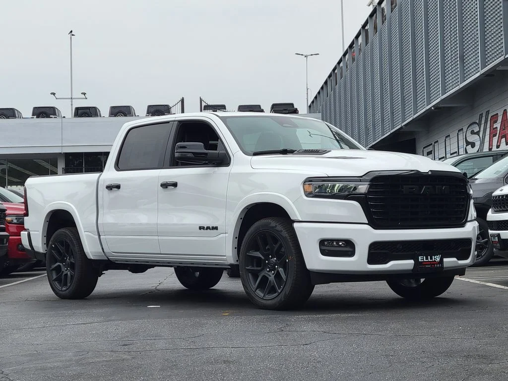 New 2026 Bright White Clear-Coat Exterior Paint RAM Laramie image 26