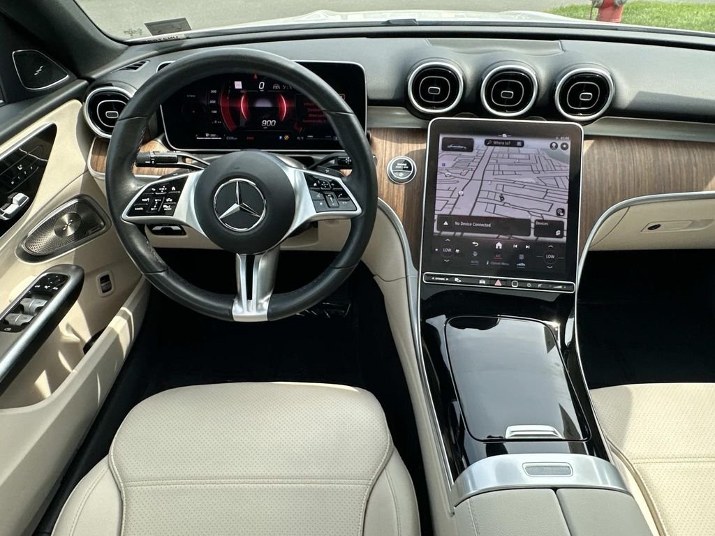 Certified Used 2024 MANUFAKTUR Moonlight White Metallic Mercedes-Benz C 300 image 19