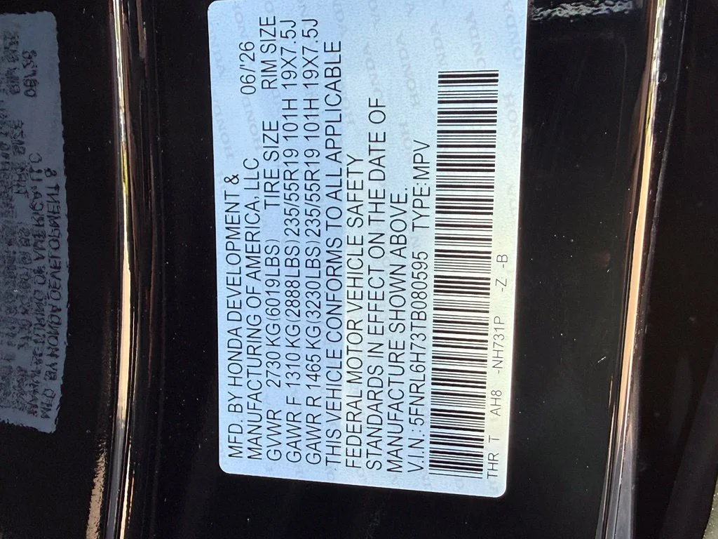 New 2026 Crystal Black Pearl Honda Sport-L image 27