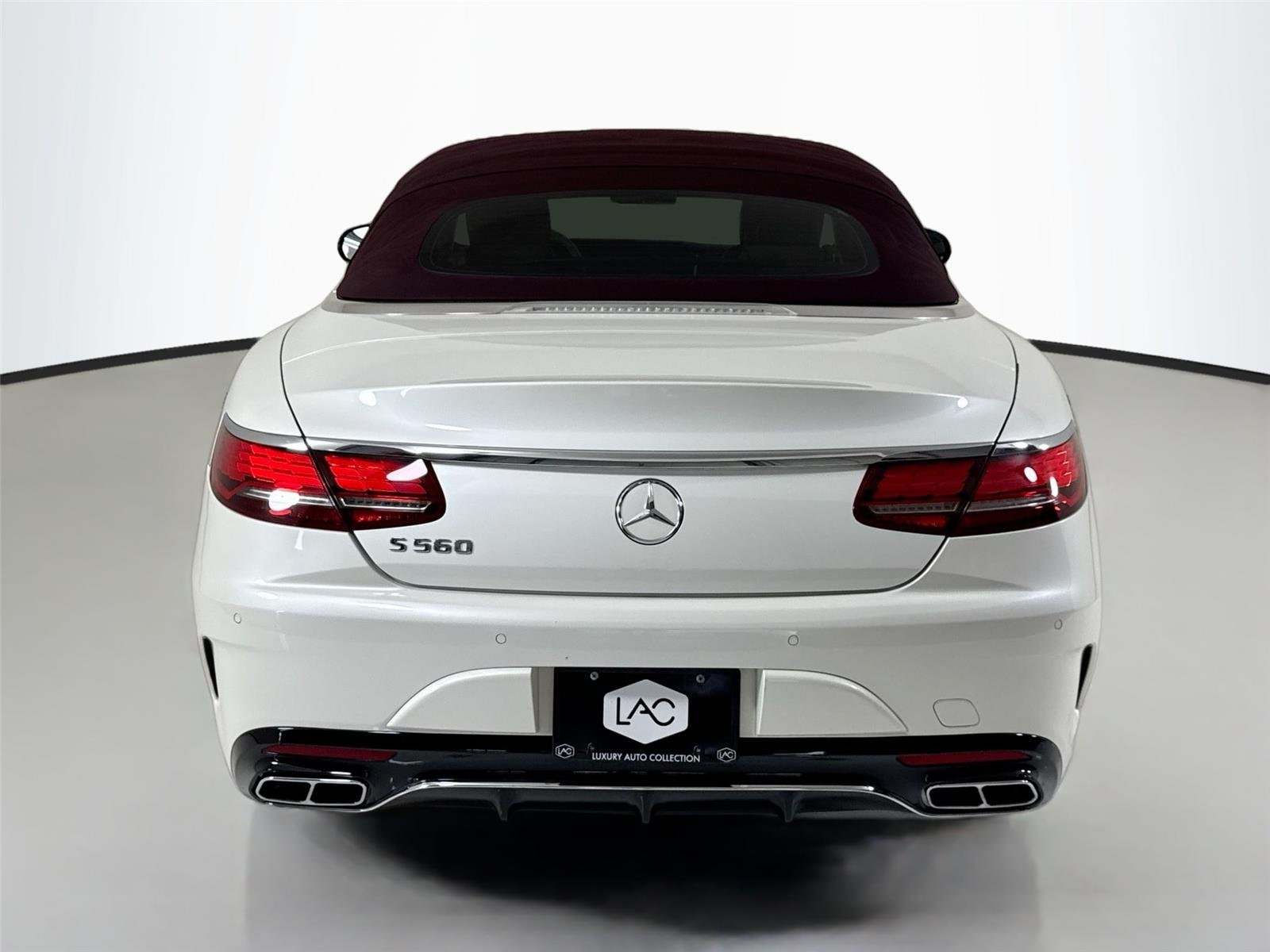 Used 2019 designo Cashmere White Magno (Matte Finish) Mercedes-Benz S 560 Cabriolet | AMG® Line | Premium Pkg | Driver Assist Pkg image 47