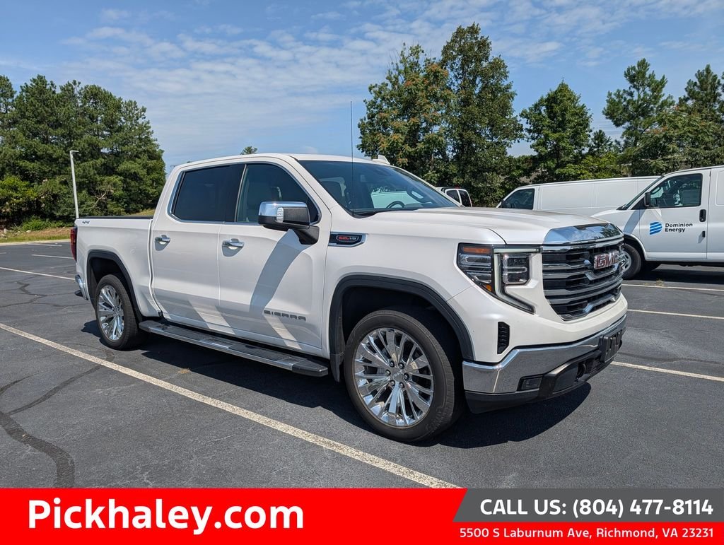 Used 2023 White GMC SLT image 1