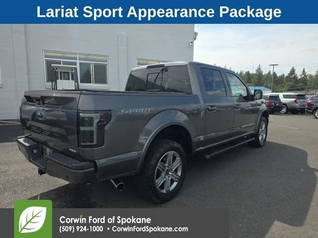 Used 2018 Magnetic Metallic Ford Lariat image 4