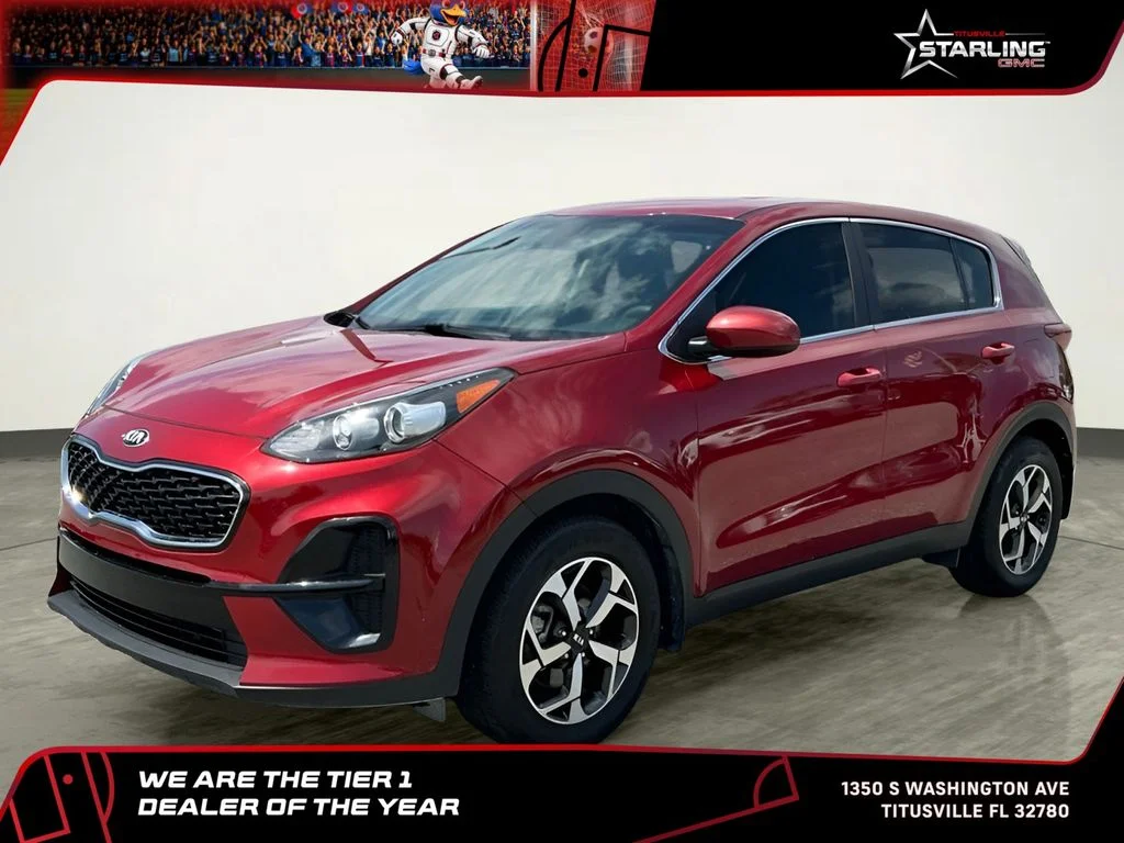 Used 2022 Red Kia LX image 1