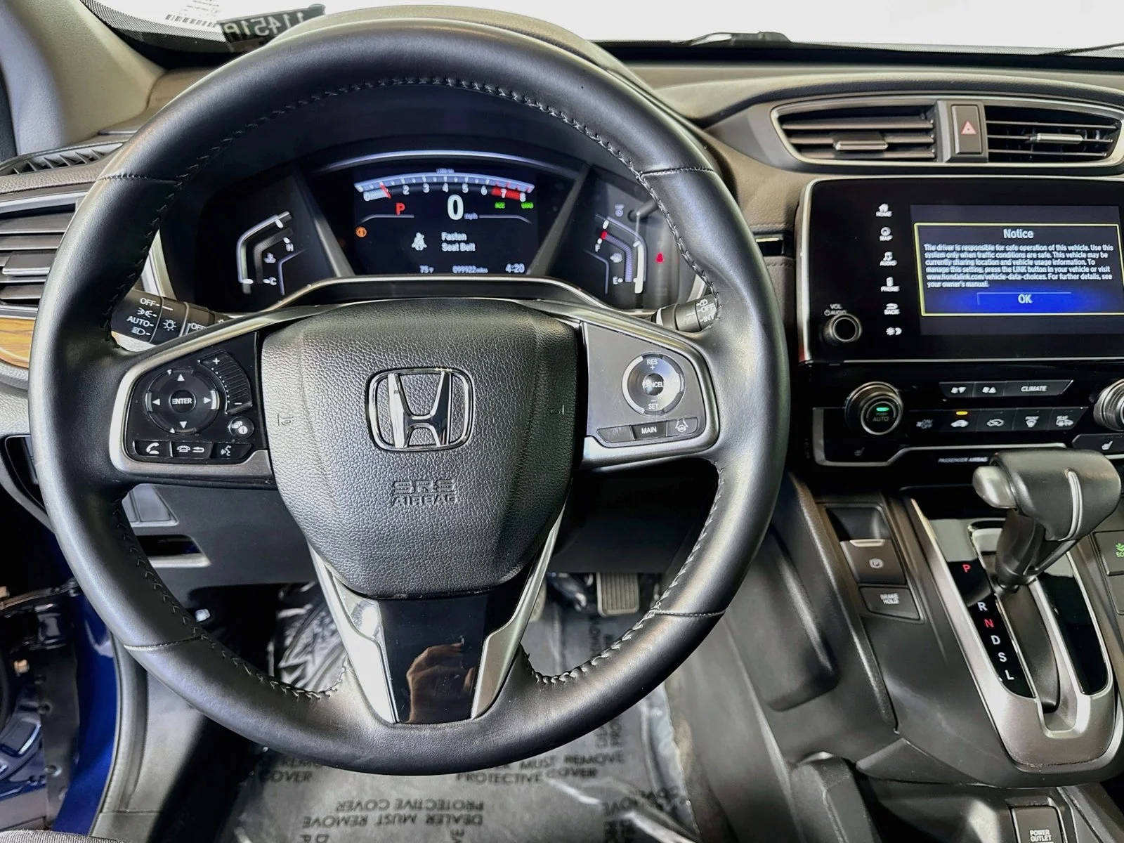 Used 2018 Obsidian Blue Pearl Honda Touring image 11