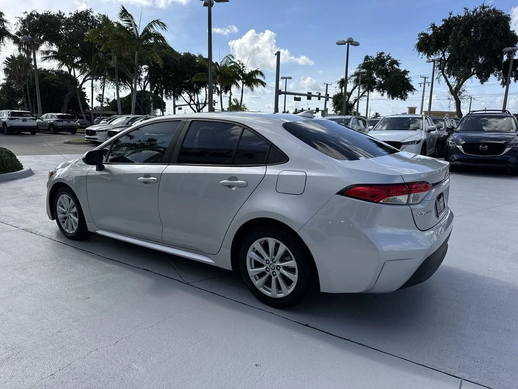 Used 2023 Classic Silver Metallic Toyota LE image 12