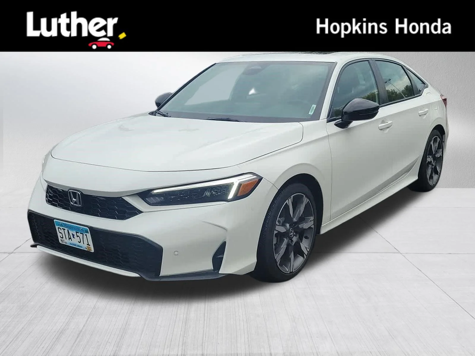 Certified Used 2025 Platinum White Pearl Honda Sport Touring image 1