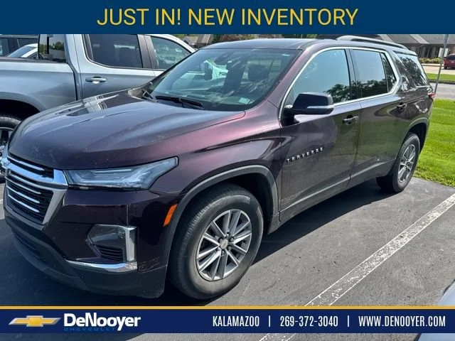 Used 2023 Black Cherry Metallic Chevrolet LT Cloth image 1