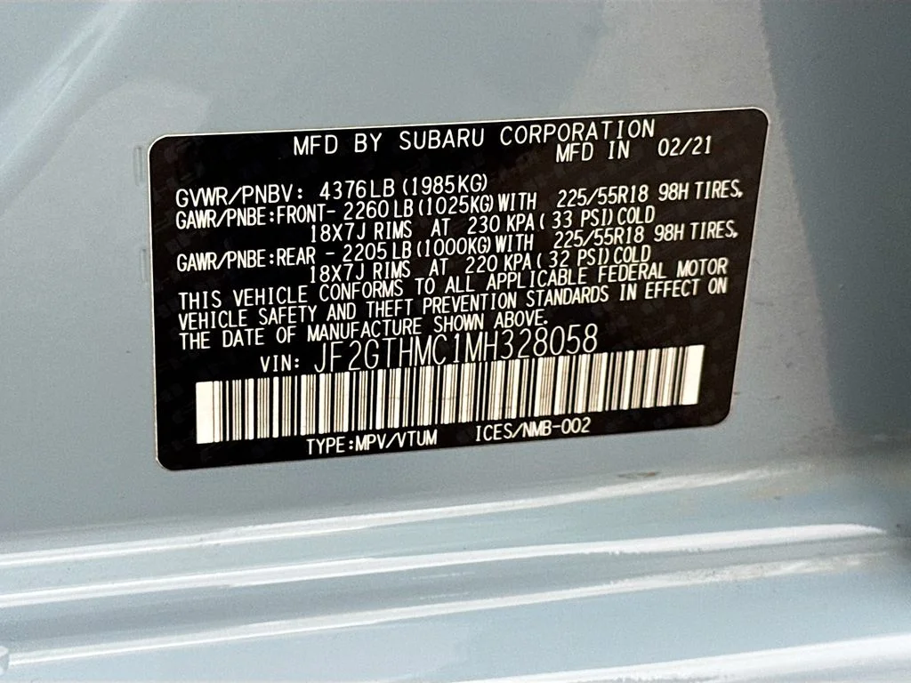 Used 2021 Gray Subaru Limited image 40