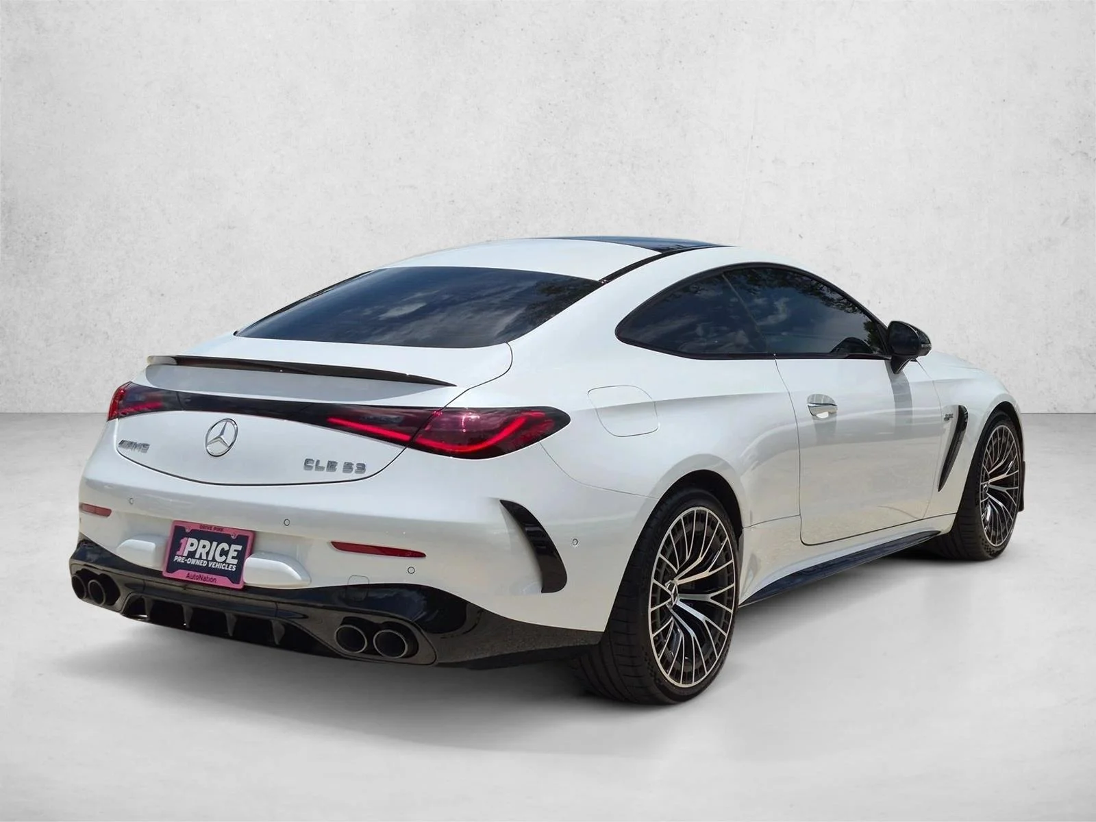 Used 2025 Manufaktur Moonlight White Metallic Mercedes-Benz AMG® CLE 53 image 4