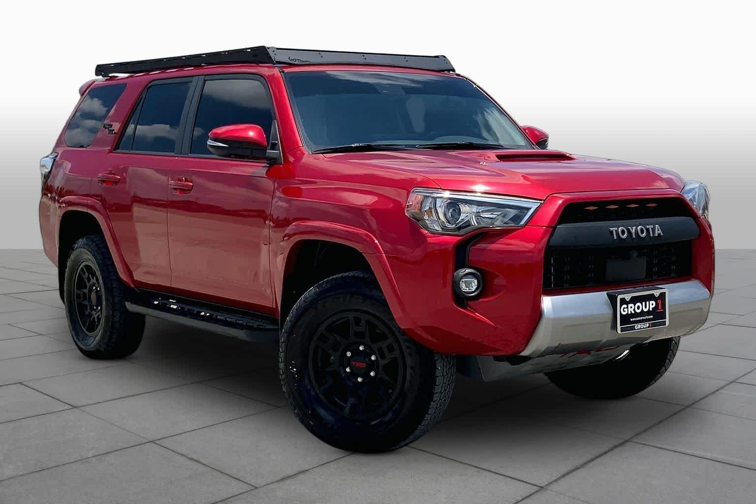 Used 2023 Barcelona Red Metallic Toyota TRD Off Road Premium image 3