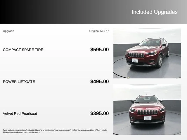 Used 2022 Red Jeep Latitude Lux image 4