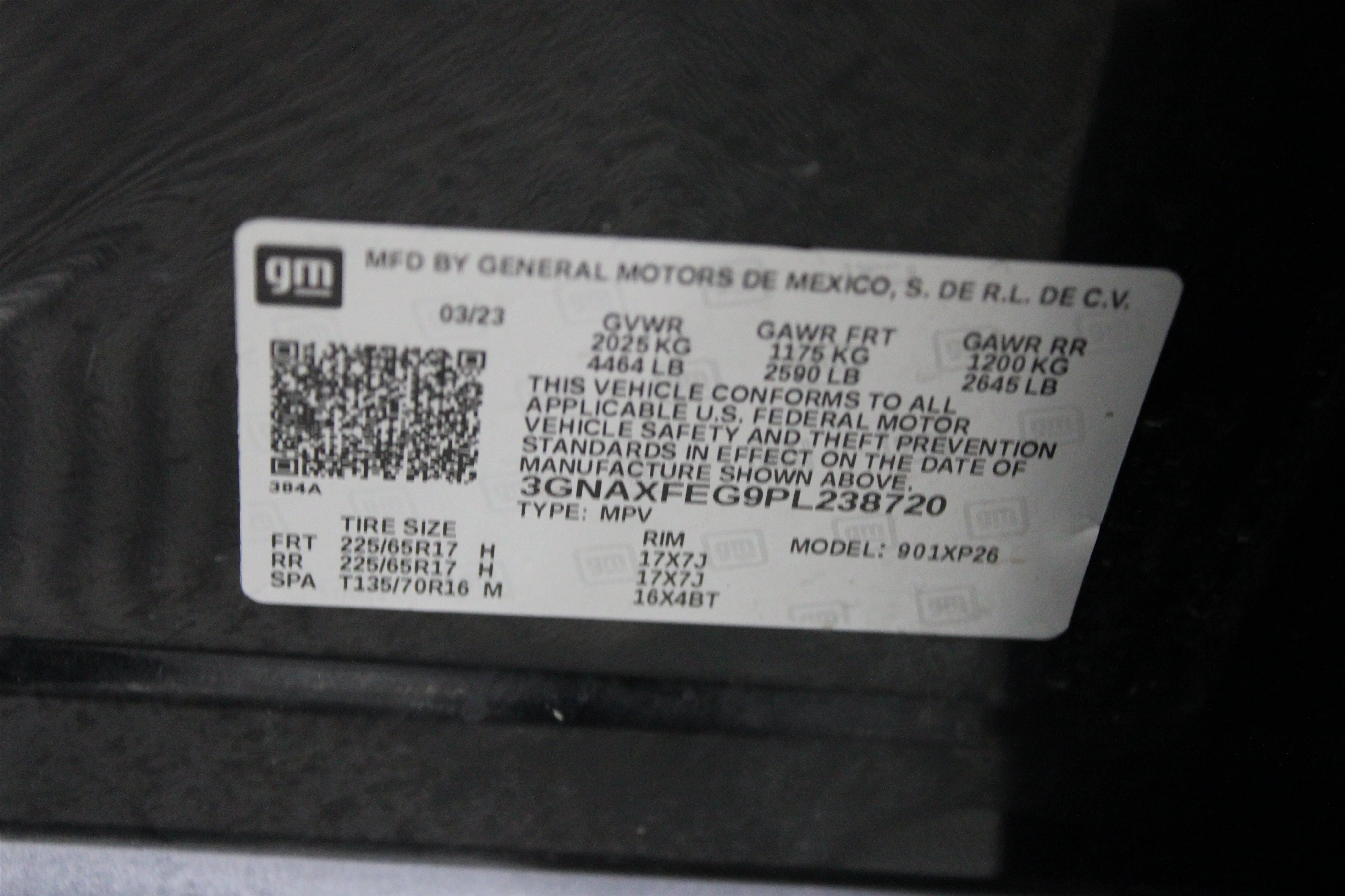 Used 2023 Mosaic Black Metallic Chevrolet LS image 38