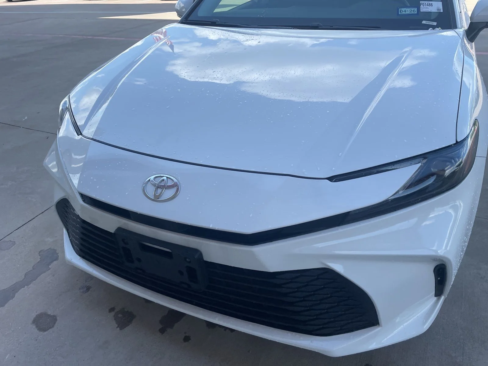 Used 2025 White Toyota LE image 2