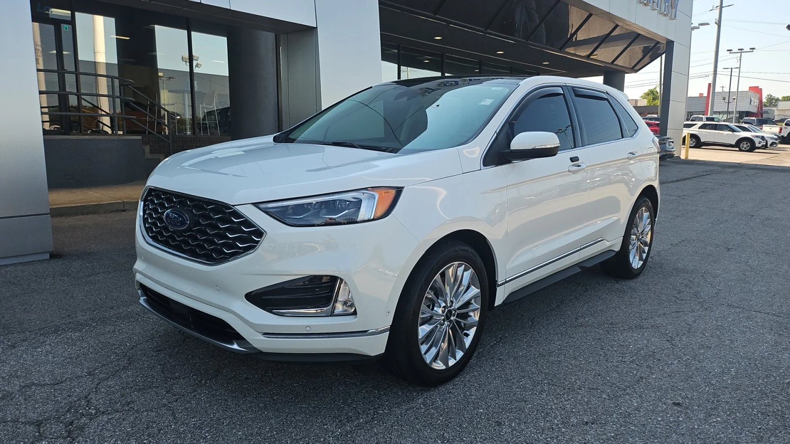 Used 2024 White Ford 2024 FORD EDGE TITANIUM 4DR SUV 112.2 WB AWD image 8