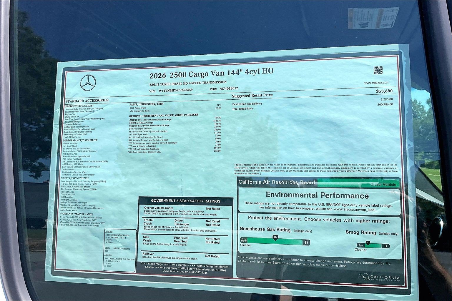 New 2026 Arctic White Mercedes-Benz Cargo 144 WB image 22