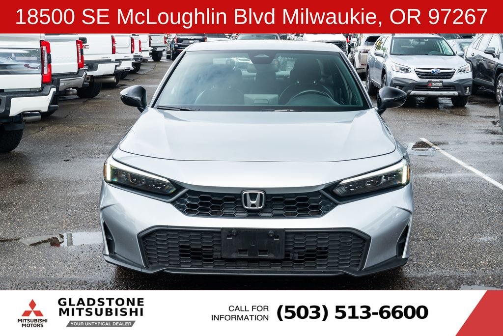 Used 2025 Solar Silver Metallic Honda Sport image 2