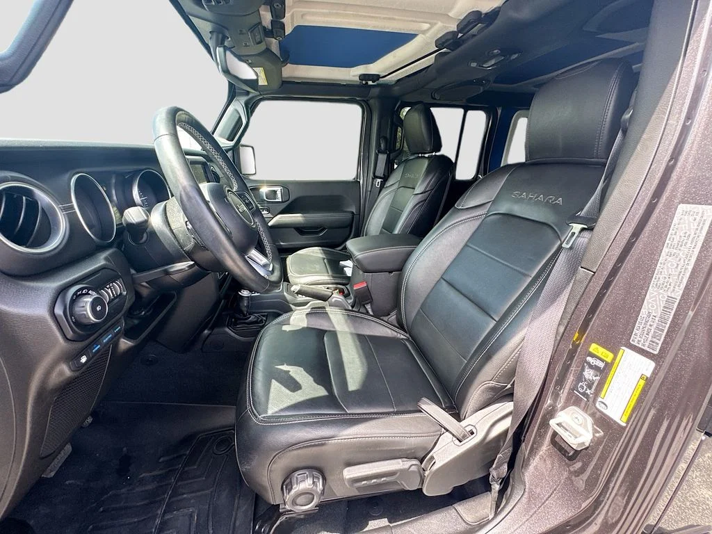 Used 2022 Gray Jeep Unlimited Sahara 4xe image 22