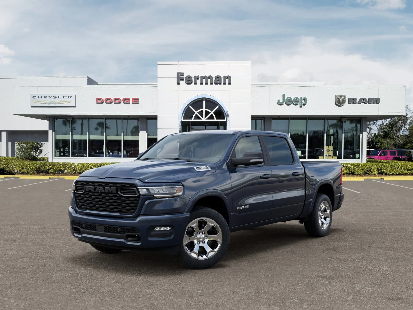 New 2026 Forged Blue Metallic Exterior Paint RAM Big Horn/Lone Star image 33