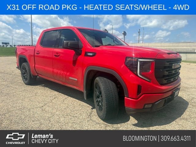 Used 2022 CARDINAL RED GMC Elevation image 1