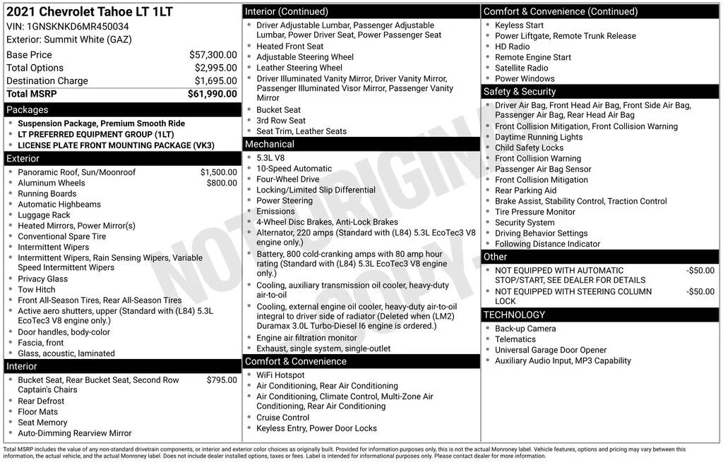 Certified Used 2021 SUMMIT WHITE Chevrolet LT image 28