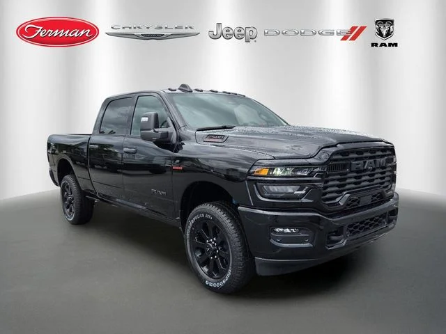 New 2026 Diamond Black Crystal Pearl-Coat Exterior Paint RAM Big Horn image 1