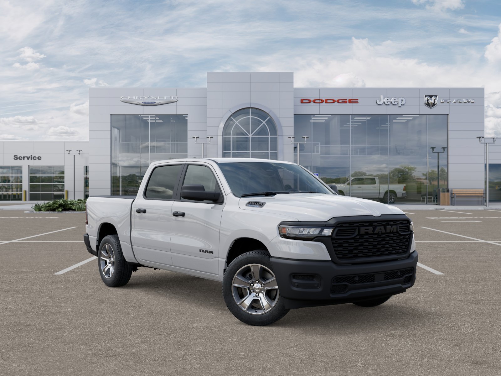 New 2025 Bright White Clear-Coat Exterior Paint RAM Tradesman image 39