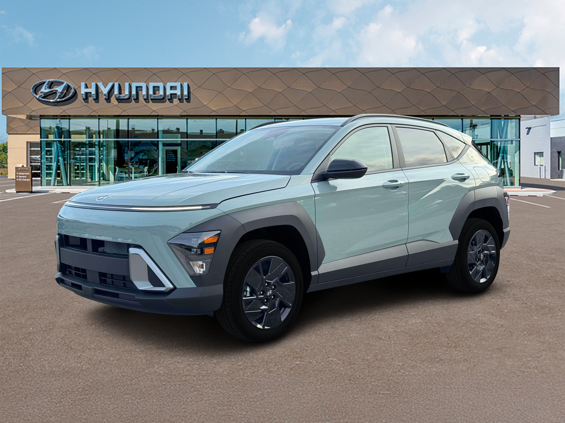 New 2027 Green Hyundai SEL Sport AWD image 2